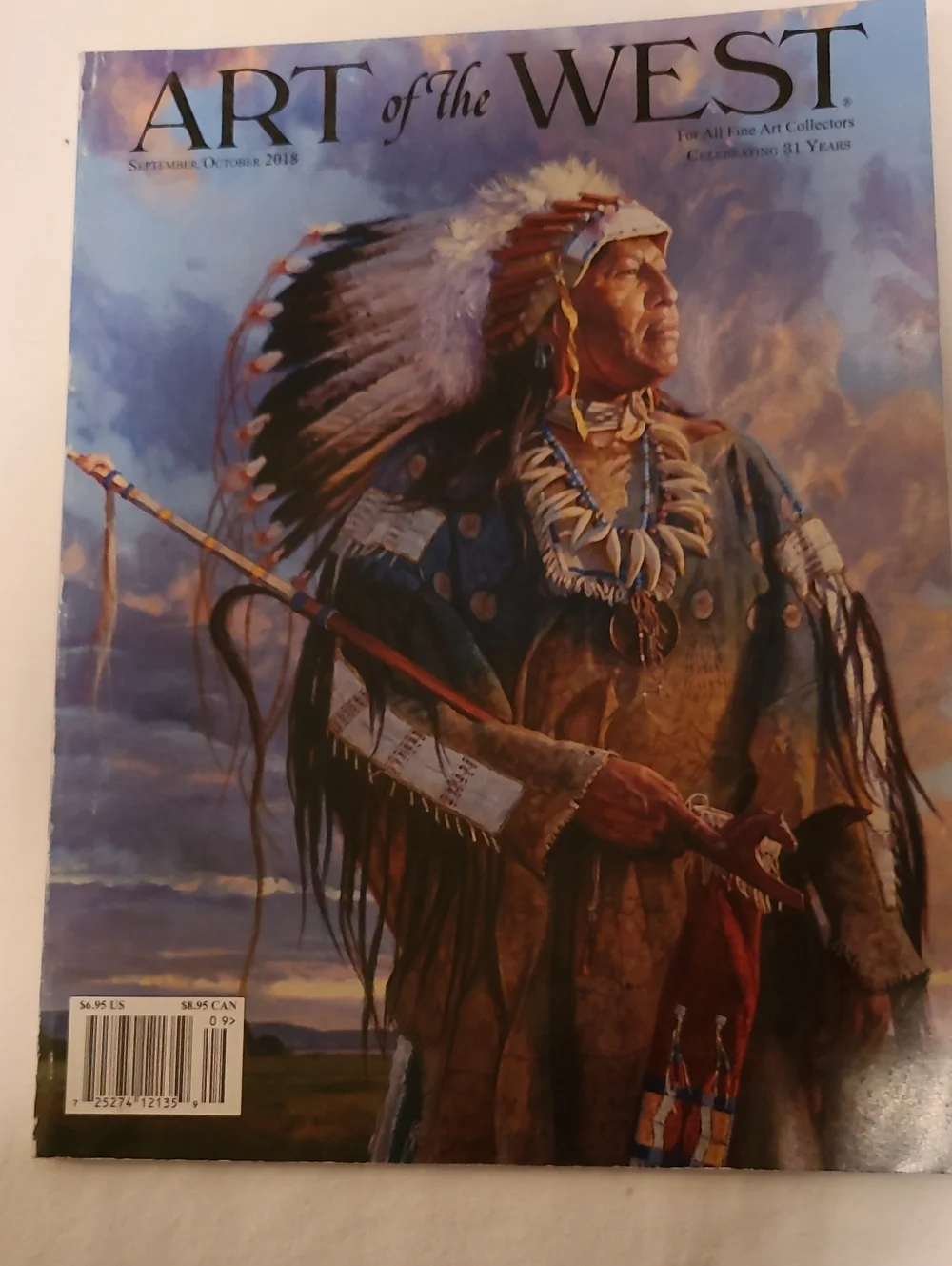 Art Of The West 2 Issues, Beautiful Art & Stories Magazine May Sept 2018
